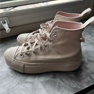 Converse Women's High-Top Sneakers in Light Pink